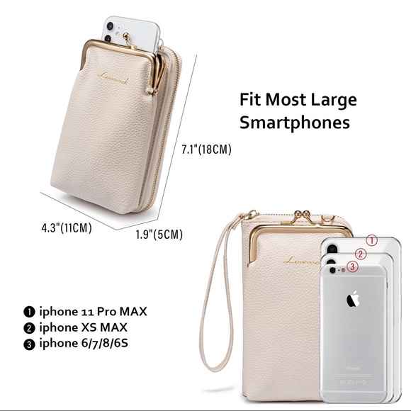 Lovevook NWT All in 1 Crossbody, Shoulder, Cell Phone bag - Picture 5 of 16